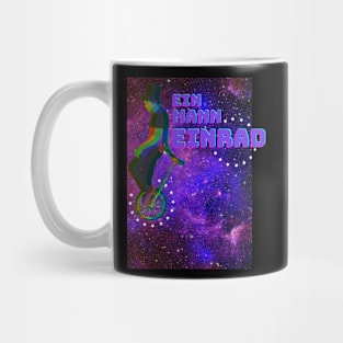 Ein Mann Einrad lustiges Artist Zirkus Design Mug